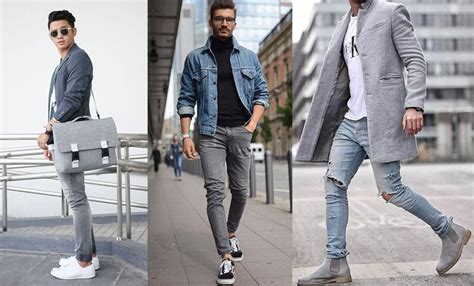 shoes with grey jeans